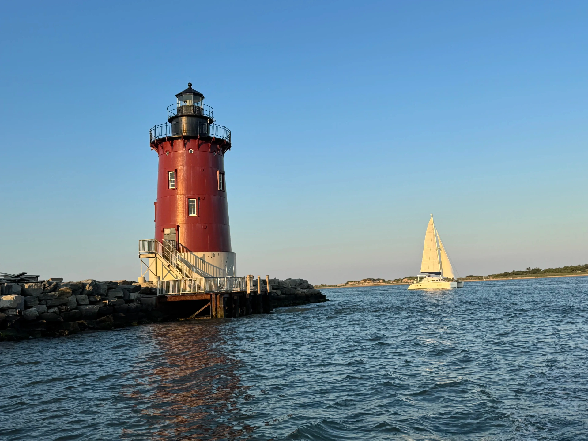 Delaware Breakwater Lighthouse near Lewes